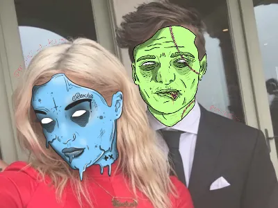 Bebe rexha, Martin Garrix Grime! art custom deladeso design firstshot graphic grime grimeedit pen photoshop sketching wacom