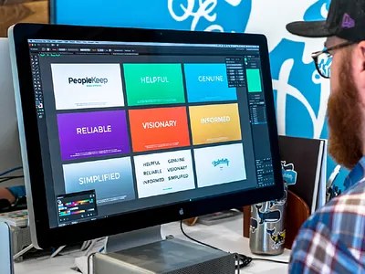 Brand Attributes attributes brand branding design identity illustrator peoplekeep presentation strategy