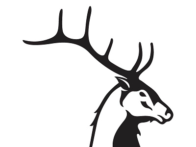 Elk Icon elk icon logo sketch