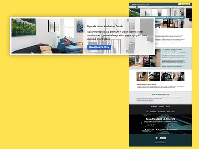 Case Study Promo and Landing Page ecommerce responsive design web design