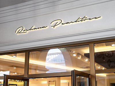 Storefront Branding for Rochana Peachtree Bridal branding storefont
