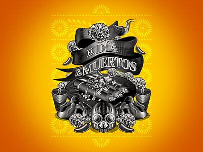 Día de los muertos / Day of the dead day of the dead día de los muertos illustration méxico skull vector