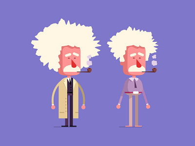 Einstein animation character einstein funny physics pipe science