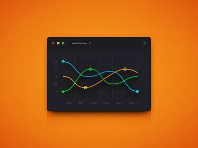 Line Chart chart design illustrator line tutorial vector