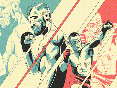 Sb Nation book comic conor fight illustration mcgregor sports stripe ufc