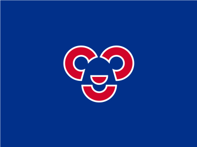 The curse is ovah, baby! baseball branding chicago cubs logo logotype mark minimal monogram simplicity