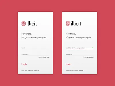 chat login app branding chat ios login minimal sign in ui uxui