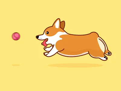 Flying Corgi illustrations
