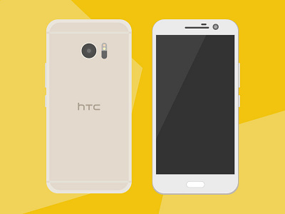 [Free Vector] HTC Flat Device Model device free htc illustration mobile model smart phone vector