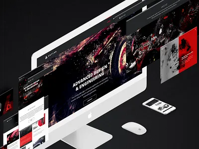 Anycad responsive website design concept 3d archicad auto autocad cad engine mobile motor responsive tablet webdesign website