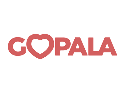 Gopala Logotype care cid heart logo logotype love ngo nonprofit red sign symbol