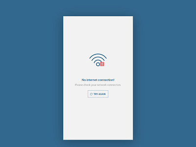 No Internet empty state internet no internet connection no wifi ui wifi