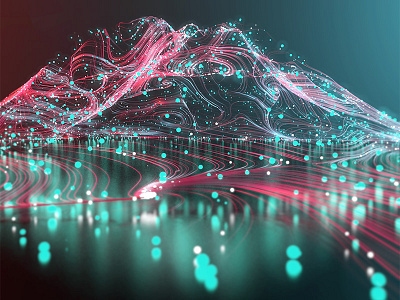 Mountainsplines c4d cinema4d mograph x particles