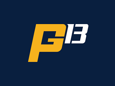 PG 13 13 basketball blue gold indiana pg