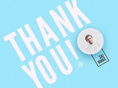 Thank You! dribbble debut dribble invite thank you