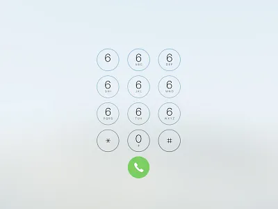 Tough call. apple call dialer ios keypad life minimal numbers satire ui
