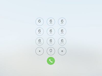 Tough call. apple call dialer ios keypad life minimal numbers satire ui