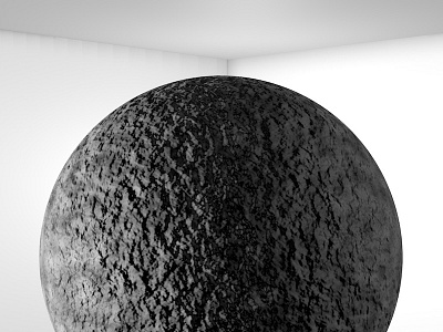 Bumpy 3d c4d sphere texture