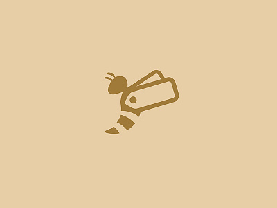 Couponbee bee coupon logo logo design