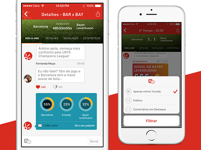 Claro Esportes - Explorations bet chat claro esportes explorations filters ios mobile app soccer sports