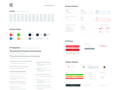 UI Kit app focus lab grid input library pattern ui ui kit website