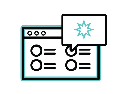 Future themed icons: User Testing iconography