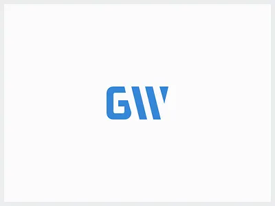 GW Monogram branding minimal monogram portfolio ui website