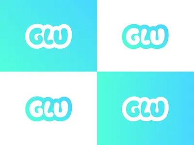GLU Logo Concept app branding design logo mobile