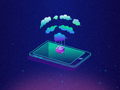 wifi app illustration illustrator iphone ui