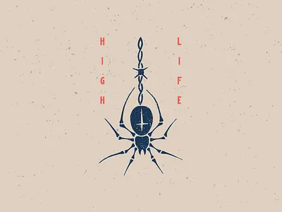 High Life barbwire cross high life russian criminal tattoo spider