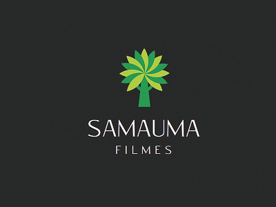 Branding black brand cinema film green logo tree