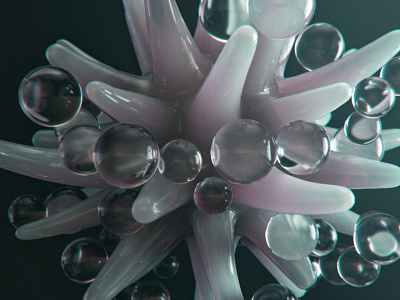 244 - 10.29.16 - See Through Starfish 3d adobe c4d cinema4d maxon octanerender photoshop