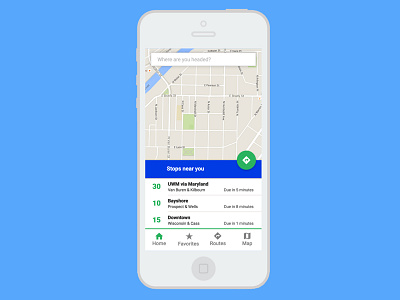 Concept for bus app app bus design ios transit transportation