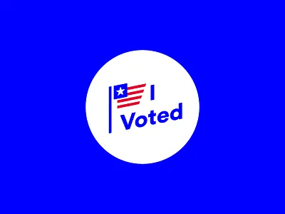 I voted! get out the vote go vote illustration vote voted