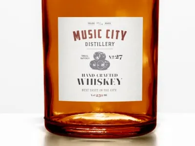 Music City Distillery Logo concept