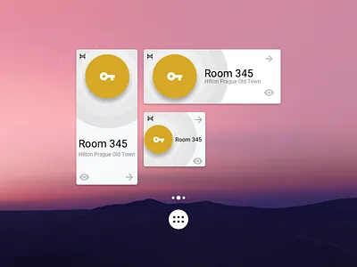 Digital Key Widget for Android android concept digital key fab flat google material animation material design