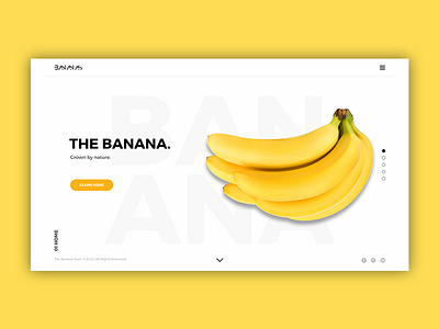 Banana minimal photoshop web