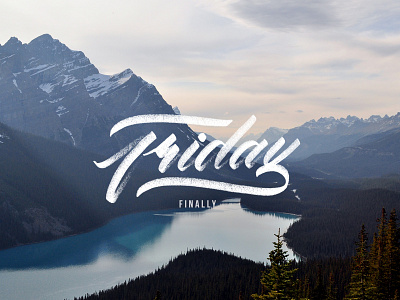 Friday finally! handlettering handmadefont handtype lettering type