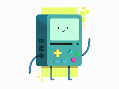 BMO adventure time bmo fanart illustration vector