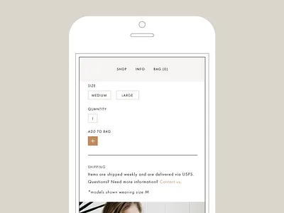 Mobile ecommerce iphone mobile shop ui ux web design website