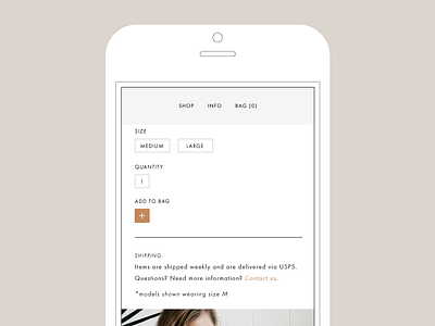 Mobile ecommerce iphone mobile shop ui ux web design website