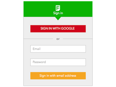 Reverse-sketching FieldBook's signin login