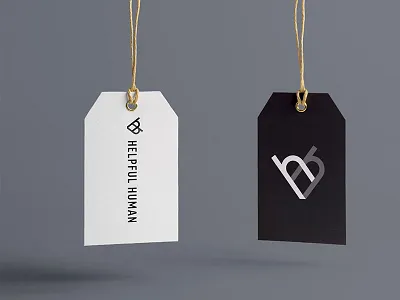 Helpful Human design h heart logo