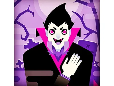 Vampire cemetery graveyard halloween vampire