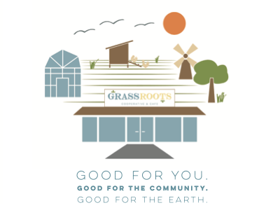 Grassroots Co Op expansion illustration co op farm illustration landscape vector