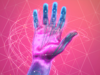 Hand Shot c4d cinema4d mograph x particles