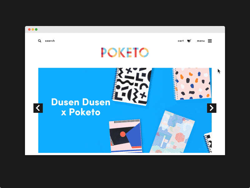 Daily UI :: 003 - Landing Page daily landing page poketo principle prototype sketch ui ux website