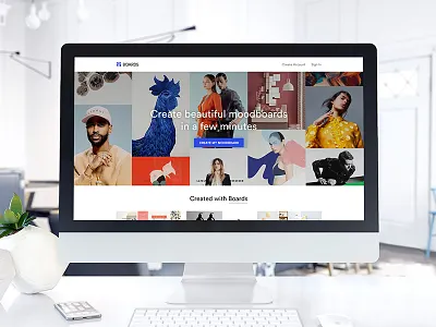 Boards desktop grid photography web webdesign