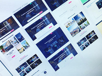 Homepage Modules design homepage modules ui ux