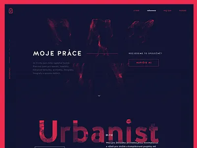 Portfolio WIP blue contrast portfolio red web webdesign website wip work in progress